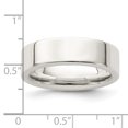 thumbnail image 2 of Bague en Argent Sterling 925 6mm Confort Taille 6, 2 of 2