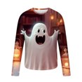 thumbnail image 4 of Pisexur Chandails en Molleton d'Halloween pour Hommes, Chandails en Molleton Graphiques Surdimensionnés, Manches Longues, Pull Décontracté, Col Rond, Grande Taille, S-6TG, 4 of 5
