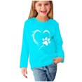 thumbnail image 1 of Birdeem Chemises à Manches Longues pour Filles Chemises à Manches Longues Imprimés Mignons Col Rond Hauts Blouses Décontractées Habillées Vêtements Chemises à Manches Longues pour Filles, 1 of 4