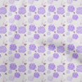 thumbnail image 1 of oneOone Polyester Spandex Violet Fabric Floral Sewing Craft Projects Fabric Prints By Yard 56 Inch Wide, 1 of 4
