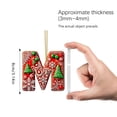 thumbnail image 3 of Hbdhejl 26 Pieces Red Letters Christmas Tree Decorations Candy Cane Letters With Berry Pattern Mini Alphabet Hanging Ornaments Party Home 2D Acrylic Christmas Tree, 3 of 4