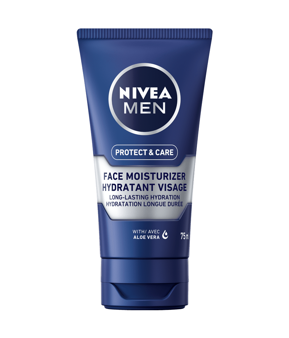 NIVEA MEN Protect & Care Face Moisturizer for Dry Skin, 75 mL