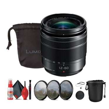 Panasonic Lumix G Vario 12-60mm f/3.5-5.6 Lens Bundle with Accessories