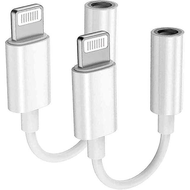 2 Pcs Dongle pour Écouteurs Apple Profitez d'Un Audio de Haute Qualité sur Votre Iphone