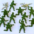 thumbnail image 1 of Eyelet Outlet Shape Brads 12/Pkg-Army Men, 1 of 2