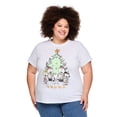 thumbnail image 1 of Peanuts Women's Plus Holiday T-Shirt, 1 of 3