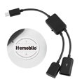 thumbnail image 3 of Hemobllo Adaptateur USB avec Alimentation, Charge, Câble/câble d'Hôte OTG, Adaptateur pour Téléphone Intelligent Android et Tablette, 3 of 5