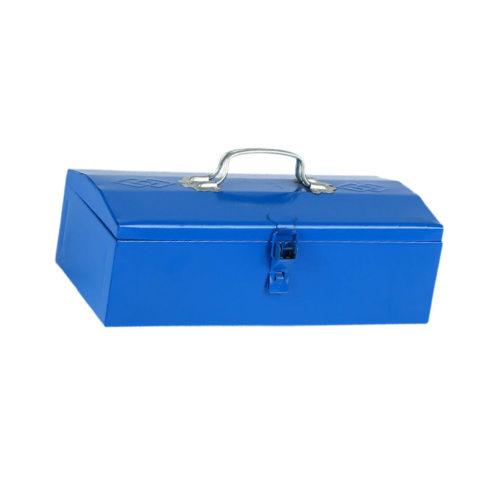 tamizeot Iron Tool Box Tool Storage Case Hand Portable Tool Case for Workshop Garages