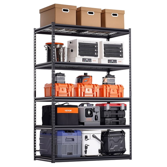 VEVOR Storage Shelves 5 Tier Adjustable Heavy Duty Garage Shelving Units 3000 lbs