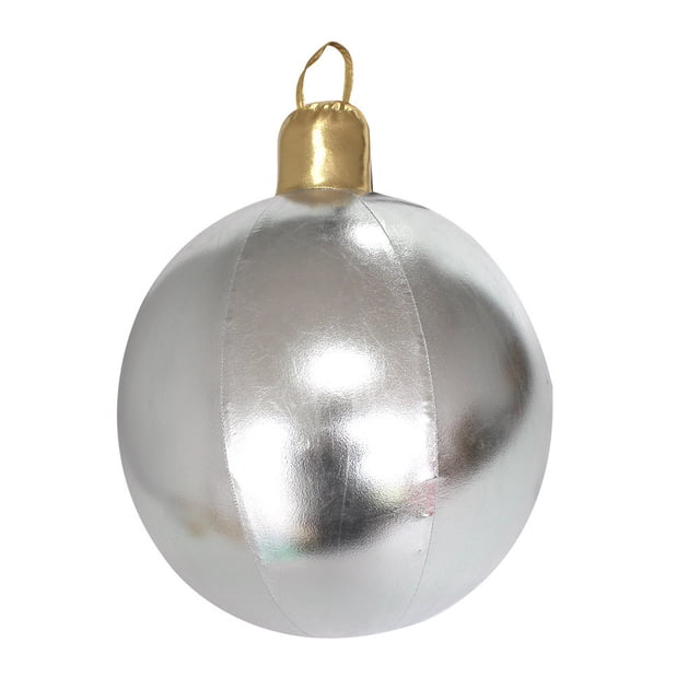 REZUOFI 3 Pcs Outdoor Christmas Inflatable Ball, Festive Patio Decor, Weather-Resistant, Quick Setup, Holiday Yard & Garden Party Decoration 40cm