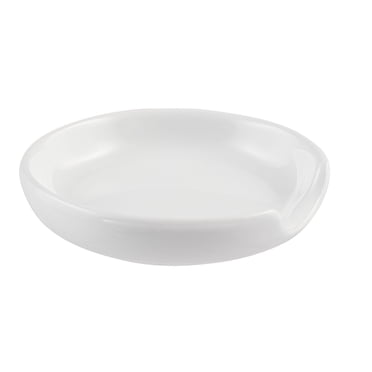 Mainstays Repose-cuillère en céramique émaillée blanche, 1 Pièce