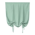 thumbnail image 1 of witspace Double Layer Linen Blackout Tie Up Curtains Thermal Insulated Lined Balloon Roman Shade Bathroom Window Adjustable Rod Pocket for Small Window Light Linen, 1 of 9