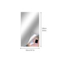 thumbnail image 2 of Flexible Mirror Square Sticker 50cm*50cm Wall Decor Non Glass Art Self Adhesive DIY, 2 of 2