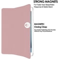 thumbnail image 3 of iPad Mini 3 2014 Mini 2 2013 Mini 1 2012 7.9 Inch [ Mini 3rd 2nd 1st ] Gen A1599 A1489 A1432 MH3F2LL/A MH3G2LL/A MH3E2LL/A Trifold Slim Smart TPU Transparent Back Cover - Rose Gold, 3 of 6