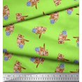 thumbnail image 2 of Soimoi Cotton Duck Fabric Wool & Cat Animal Print Sewing Fabric Yard 42 Inch Wide, 2 of 3