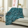 thumbnail image 5 of Mainstays Velvet Plush Throw,Winter Floral Print,Size:50X60", 5 of 5