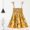 thumbnail image 2 of RKSTN Robe pour Tout-Petites Filles Robe à Manches Longues Été Tout-Petite Bébés Filles Robe à Bretelles Sans Manches Imprimé Graphique Vêtements pour Enfants, 2 of 8
