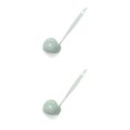 thumbnail image 2 of Maytalsory 2 in 1 Long Handle Soup Spoon Home Strainer Cooking Colander Kitchen Scoop Plastic ladle Tableware Kitchen Gadgets Free Shipping green 1pcs 2Set, 2 of 6
