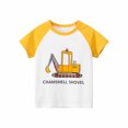 thumbnail image 2 of Vêtements d'Été pour Bébé Garçon T-Shirt à Col Rond à Manches Courtes en Coton Mode à Imprimé Anglais Tenue d'Été pour Bébé Garçon Vêtements d'Été pour Bébé Garçon Vêtements d'Été pour Bébé Garçon Bébé Garçon Shower de Bébé, 2 of 4