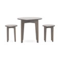 thumbnail image 4 of Forever Eclectic Geo Ensemble Table et Chaise pour Enfants Table Ronde en Bois (2 Tabourets Inclus), 4 of 5