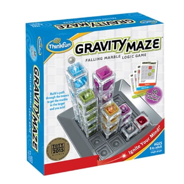 ThinkFun Gravity Maze Falling Marble Thinking Logic Maze Game