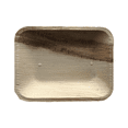 thumbnail image 2 of Sushi n' Dessert Plate|Bio Mart Areca Palm Leaf Plate|100% Natural Eco-friendly Re-usable Backyard Compostable Disposable Biodegradable|Produce Fruit, Chocolate, Vegetable Plate|Pack of 10, 25 or 100, 2 of 7