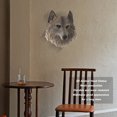 thumbnail image 3 of Statue Tête d'Animal 3D en Résine Décoration Murale pour Salon Chambre Bar, Sculpture Faune Réaliste Design Unique, 3 of 8