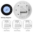 thumbnail image 3 of Tuya WiFi LCD Display Smart Thermostat Programmable Temperature Controller App Control Compatible with Alexa Google Home Voice Control, 3 of 7