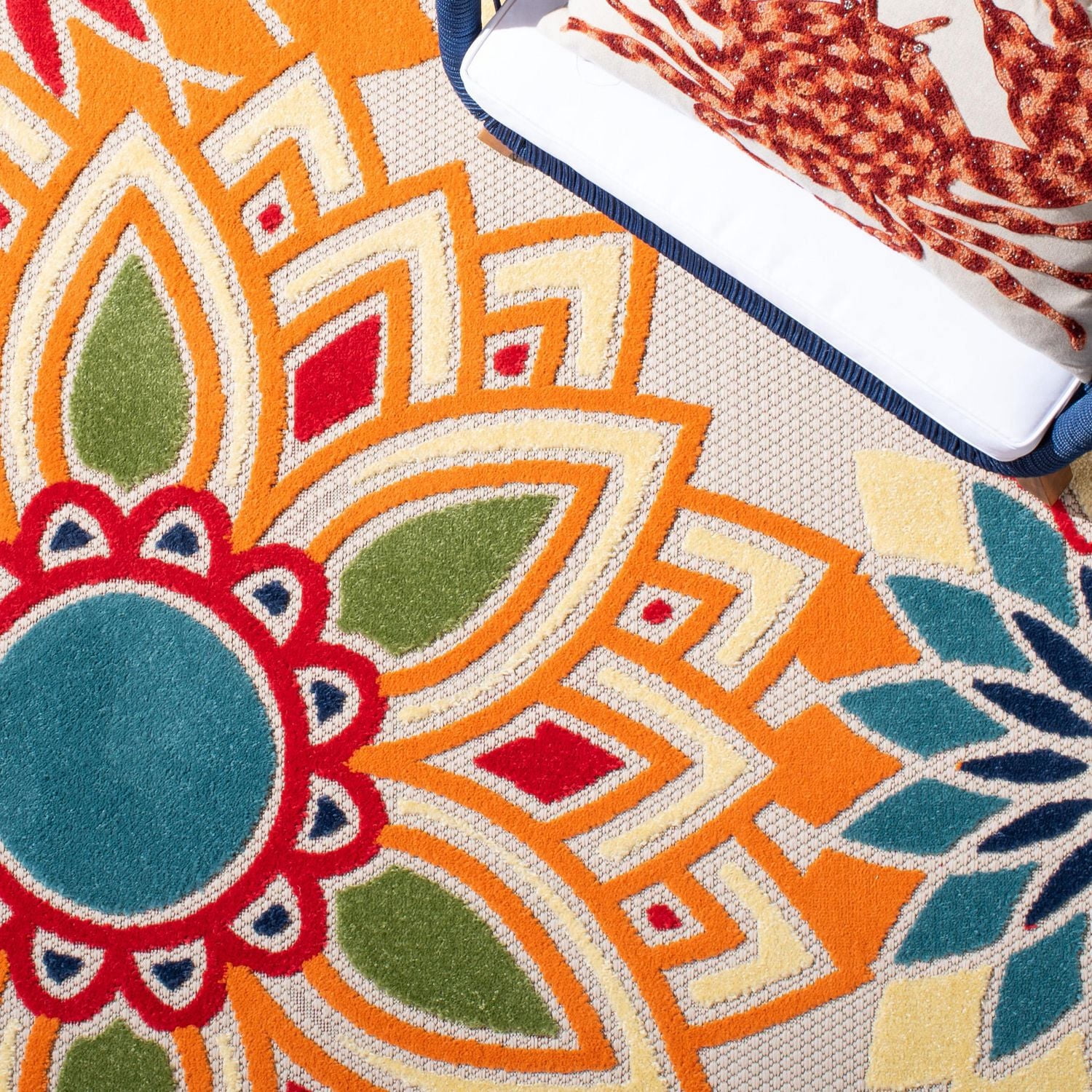 Safavieh Cabana Quincy Tapis Floral Extérieur