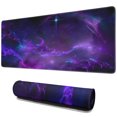thumbnail image 1 of Reach for the Stars with Large Dazzling Galaxy Mouse Pad – Non-Slip Rubber Base, Stitched Edges, Keyboard Mat & Desk Pad for Enhanced Gaming, 31.5x11.8in, 1 of 7