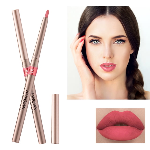 Lip Liner Pencil Natural Lip Makeup Soft Pencils Waterproof And Long Lasting Velvet Lip Liners, Labial Line