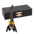 thumbnail image 1 of Ornement de Guitare Classique, Instrument de Musique en Bois Modèle de Guitare Modèle de Basse de Guitare Modèle de Basse Musicale pour Amateurs de Musique pour Ornement pour Cadeau Rouge,Jaune, 1 of 8
