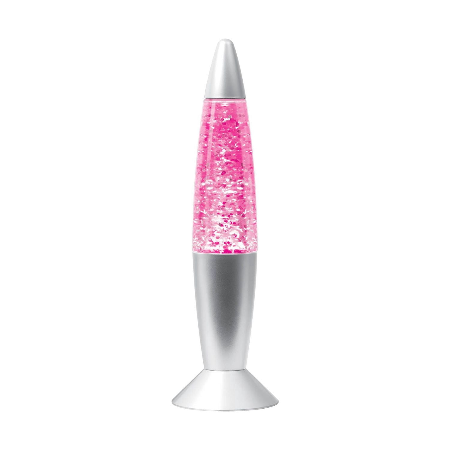 Lampe LED à paillettes Merkury Innovations de 14 pouces, LED roses, fonctionne sur piles, lot de 1