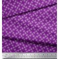 thumbnail image 3 of Soimoi Moss Georgette Fabric Floral Small Print Fabric by The Yard 42 Inch Wide, 3 of 3