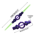 thumbnail image 3 of BAOPAI Double-Edged Retractable Lightsaber with Instant Deployment 7 Color Changing LED Lights Realistic Sound and Laser Effects for Kids Role Play and Party Use, 3 of 3