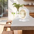 thumbnail image 3 of Dvkptbk Desk Fan Fan Light Sound Usb Charging Fan Student Office Home 2000Mah Fan, 3 of 6