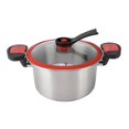 thumbnail image 2 of Pressure Pot Thickened Pressure Canner with Release Valve Canning Cooker Pot,Pressure Cooker Stainless Steel Stove Top  Fast Cooking Compatible with Gas Induction Cooker, 2 of 7