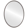 thumbnail image 1 of Singapore Framed Oval Mirror - Black Walnut - 19" x 25", 1 of 7