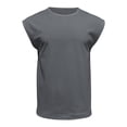 thumbnail image 4 of Timegard Mens Tank Top Cap Sleeve Crewneck Solid Color Shirts Summer Casual Lightweight Basic Tee, 4 of 7
