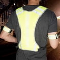 thumbnail image 3 of Gilet Réfléchissant Équipement de Course, Gilets de Sécurité Réfléchissants Légers, 3 of 5