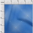 thumbnail image 2 of oneOone Silk Tabby Medium Blue Fabric Geometric Craft Projects Decor Fabric Printed By The Yard 42 Inch Wide, 2 of 4