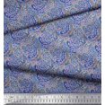 thumbnail image 2 of Soimoi Rayon Fabric Brush Stroke Abstract Print Fabric by The Yard 42 Inch Wide, 2 of 3