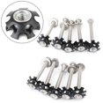 thumbnail image 3 of 10pcs REPAIR KIT Star nuts 1/4-20 screws For 1" OD tube Threadless Forks, 3 of 10