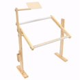 thumbnail image 3 of Adjustment Solid Wooden Frames Tabletop Crossstitch Embroidery Floor Stand For Needlework Sewing Handmade Tools Cross Bracket, 3 of 10