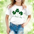 thumbnail image 2 of Kcodviy T-Shirt pour Enfants Imprimé à Col Rond T-Shirt pour Enfants à Manches Longues T-Shirt à Manches Courtes Hauts pour Filles pour Garçons et Filles, 2 of 4