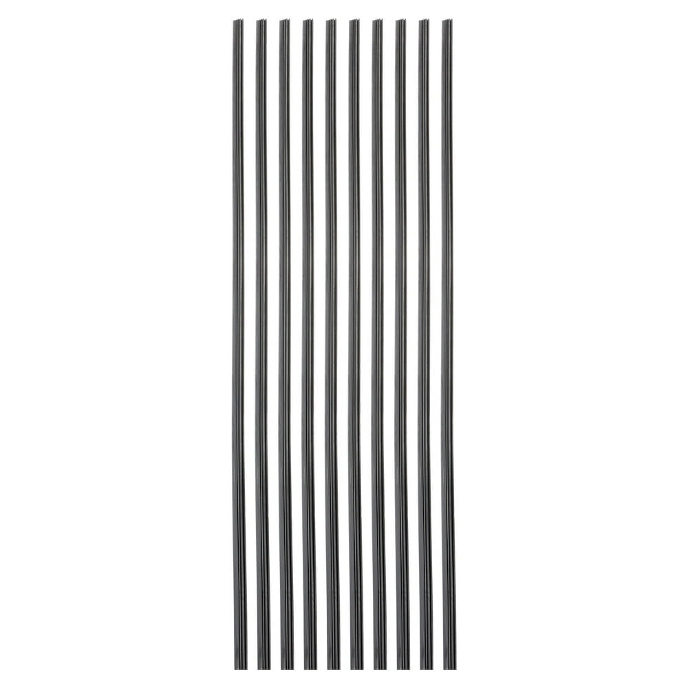 LOVEVER 10 Pcs Lames de Rechange pour Essuie-Glace d'Automobile Bandes en Caoutchouc