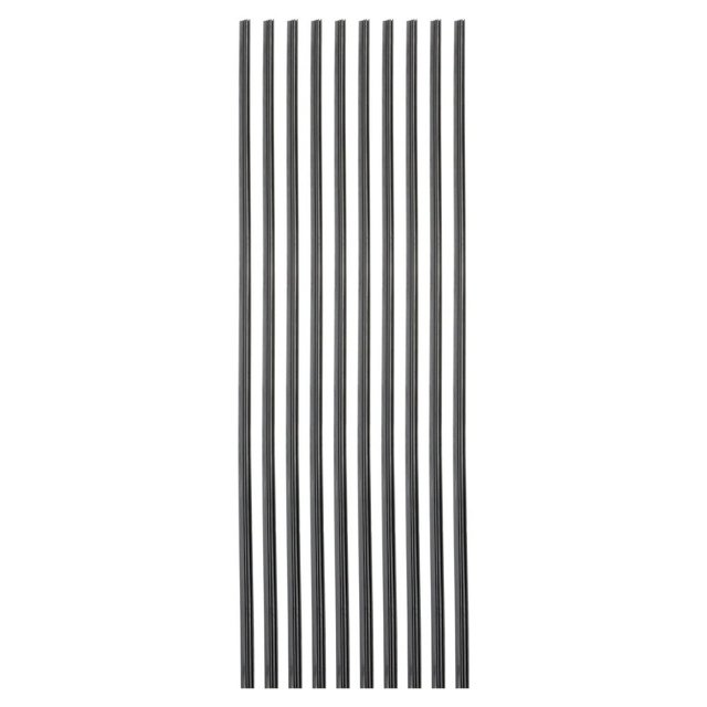 LOVEVER 10 Pcs Lames de Rechange pour Essuie-Glace d'Automobile Bandes en Caoutchouc