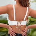 thumbnail image 5 of Weiqiqre Swimsuit for Women High Neck Sporty Racerback Crop Top Swimsuit High Cut Two Piece Bathing Suit, 5 of 5