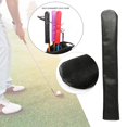 thumbnail image 3 of Alignement de Golf, Cuir PU, Moins de 2 Bâtons, Couvre-Tête de Golf, Bâtons, 3 of 10