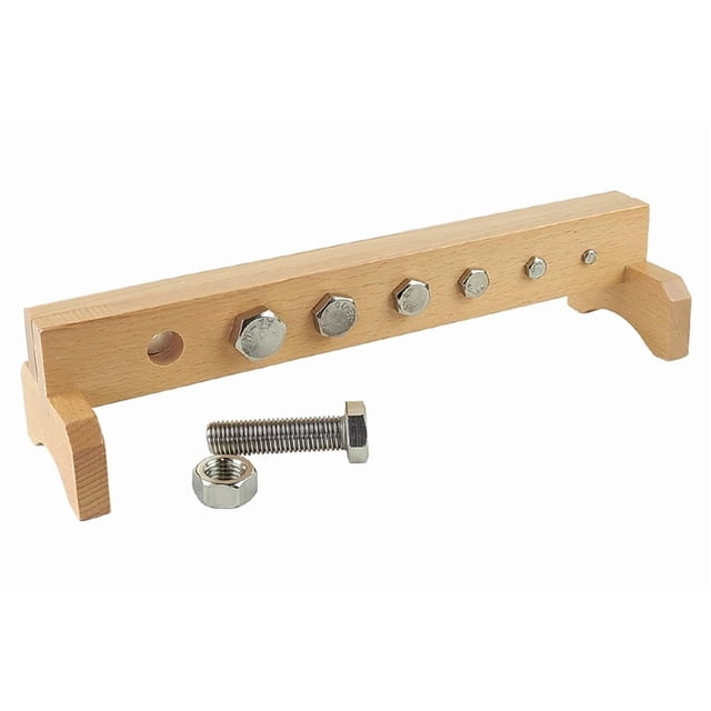 IFIT Montessori Bolts & Nuts Set - A, Montessori Toy Practical Life Materials